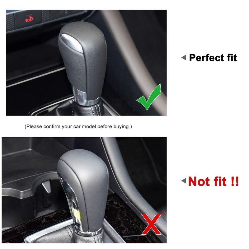 ANFOKAS Compatible with Mazda CX-5 CX-9 CX-3 6 3 Accessories Car Gear Shift Knob Cover Trim Cap Gear Panel Gears Sporty Interior Decoration Sticker -Red - Image 3